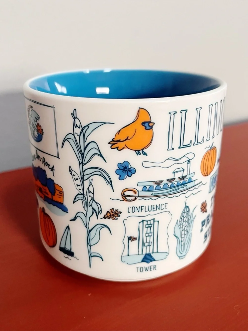 Starbucks Illinois Been There Series Coffee Tea Mug 14 Oz 414 mL Collectors